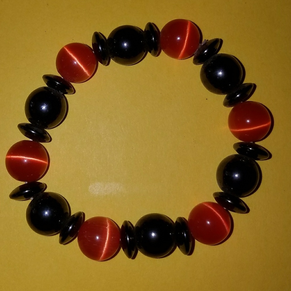 Chinese Biomagnetic Bracelet with Glass